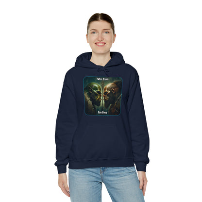 Goated Goods - World of Warcraft - Will tank for food  - Unisex Hoodie