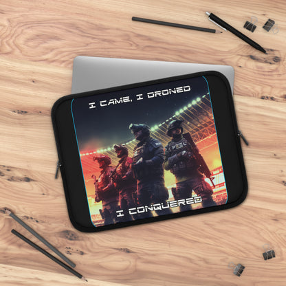 Goated Goods - Rainbow Siege - I came, I droned, I conquered  - Laptop Sleeve