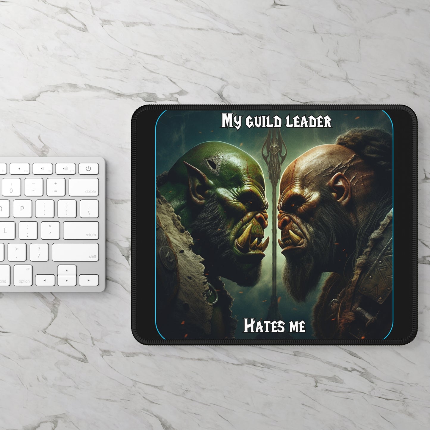 Goated Goods - World of Warcraft - My guild leader hates me  - Mouse Pad