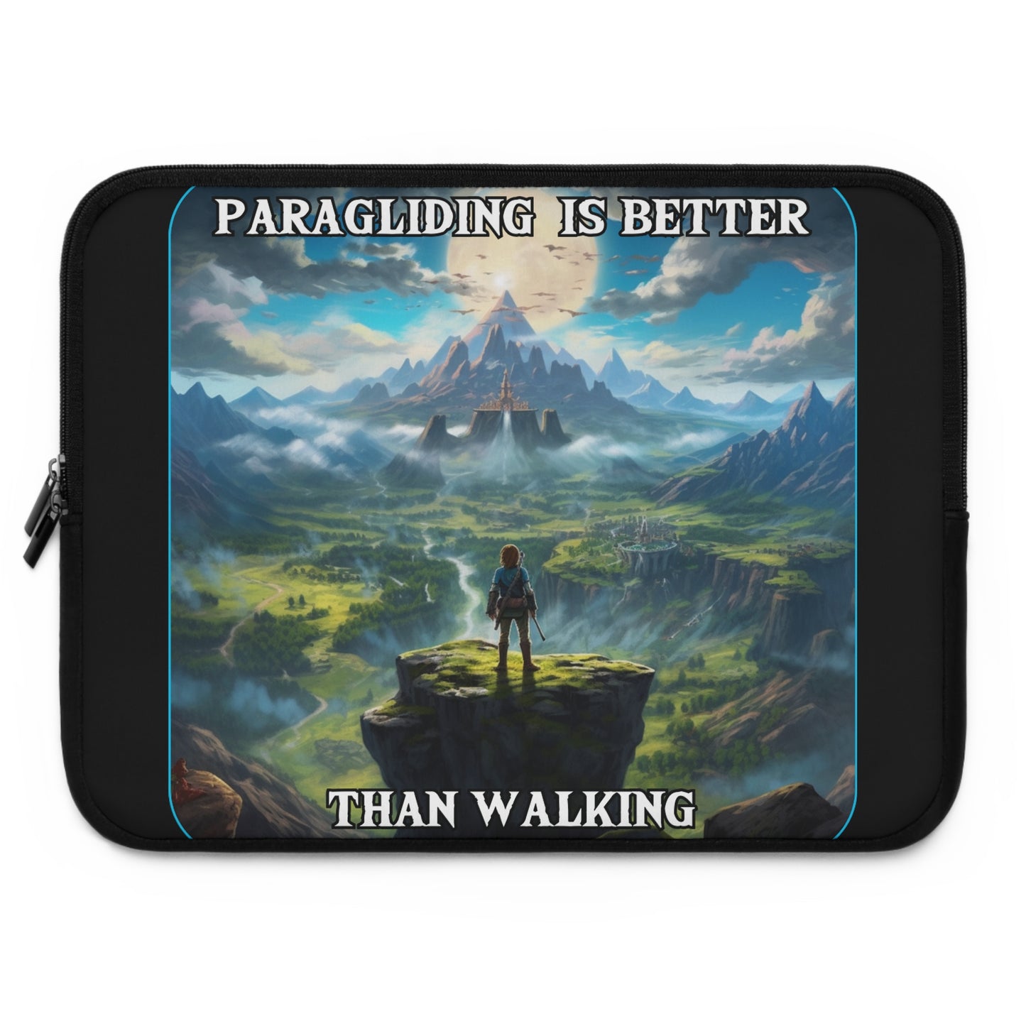 Goated Goods - Link - Paragliding is better than Walking  - Laptop Sleeve