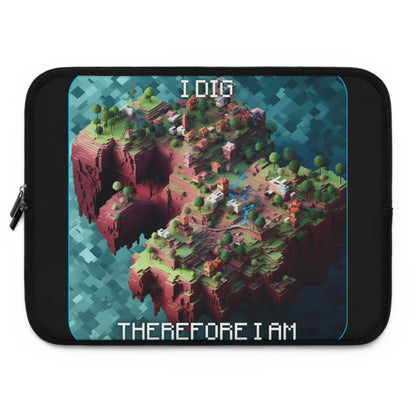 Goated Goods - Minecraft - I dig, therefore I am  - Laptop Sleeve