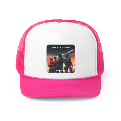 Goated Goods - Rainbow Siege - Breach, Clear, Repeat  - Trucker Hat