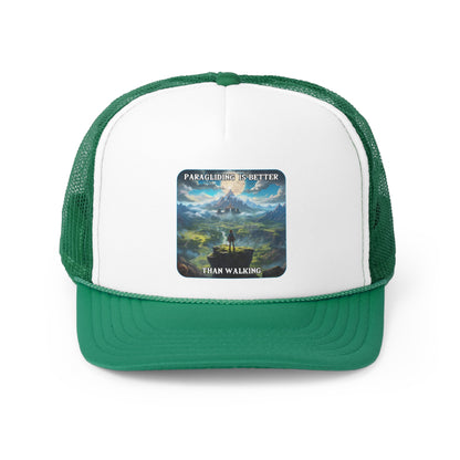 Goated Goods - Link - Paragliding is better than Walking  - Trucker Hat