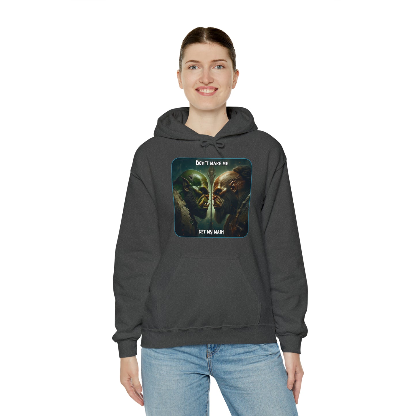 Goated Goods - World of Warcraft - Don't make me get my main  - Unisex Hoodie