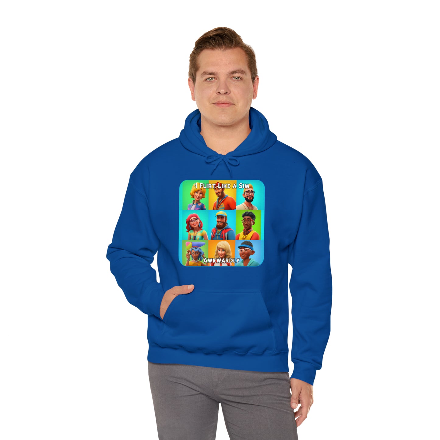 Goated Goods - The Sims - I Flirt Like a Sim Awkwardly  - Unisex Hoodie