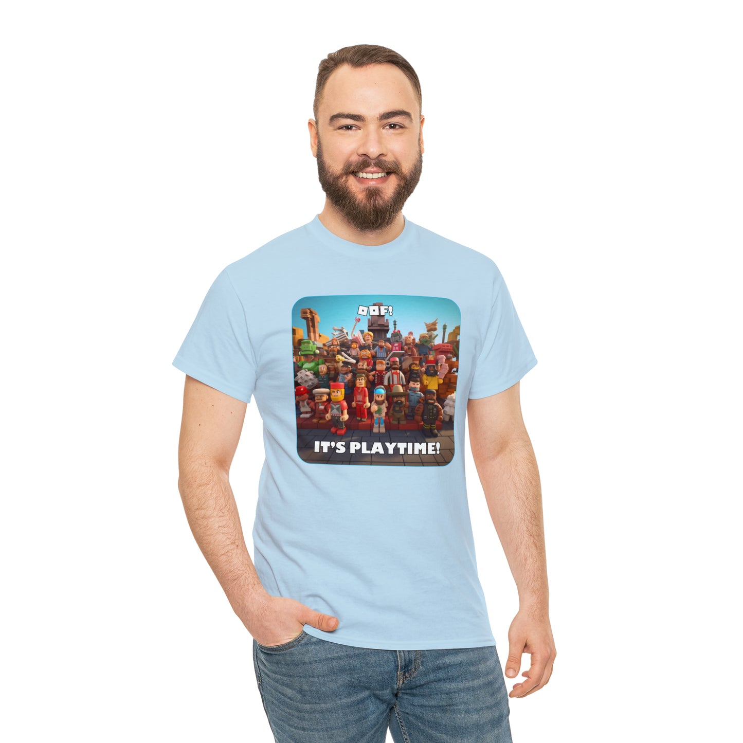 Goated Goods - Roblox - Oof! It's Playtime!  - Unisex T-shirt