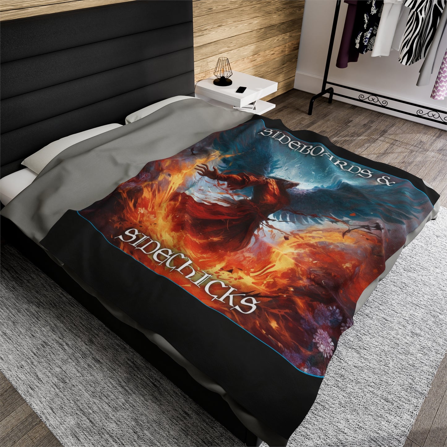 Goated Goods - Magic The Gathering - Sideboards & Sidechicks  - Velveteen Plush Blanket