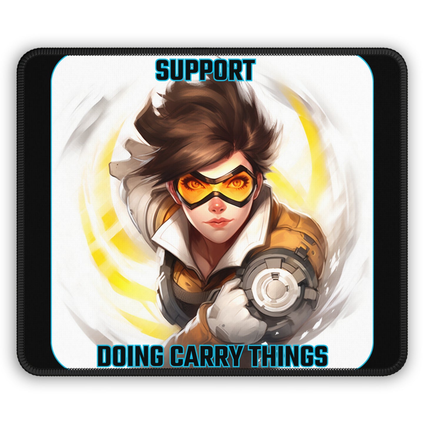 Goated Goods - Overwatch - Support doing Carry Things  - Mouse Pad