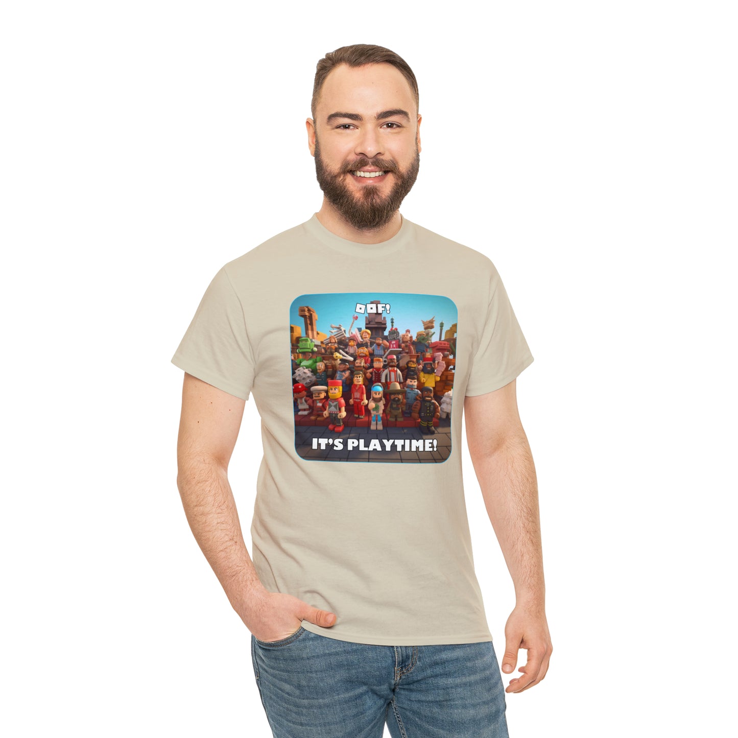 Goated Goods - Roblox - Oof! It's Playtime!  - Unisex T-shirt