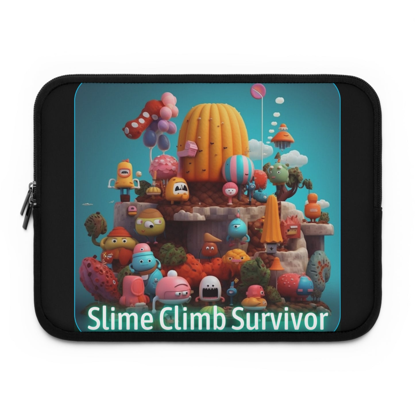 Goated Goods - Fall Guys - Slime Climb Survivor - Laptop Sleeve - Black - 13"