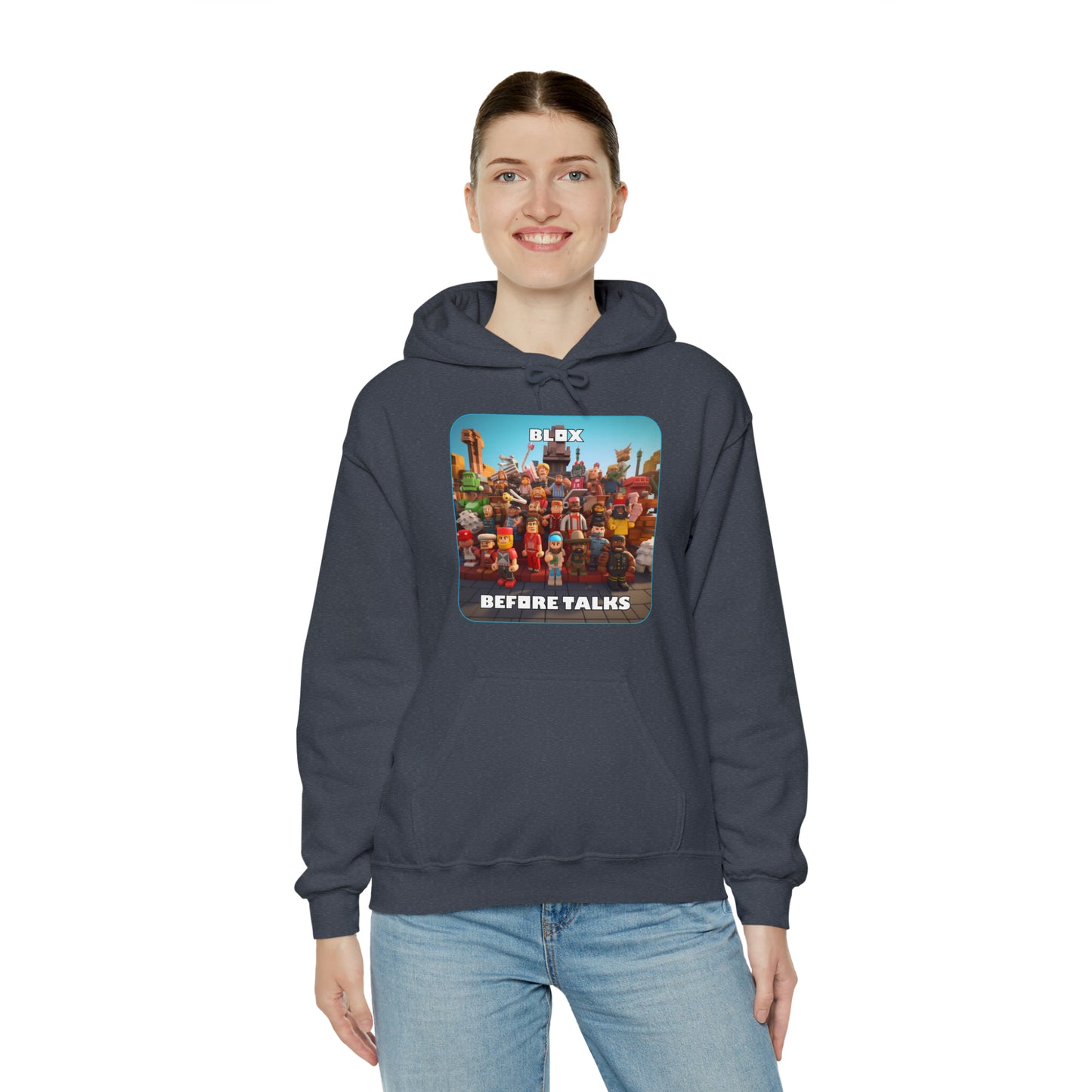 Goated Goods - Roblox - Blox Before Talks  - Unisex Hoodie