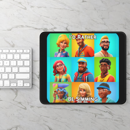 Goated Goods - The Sims - I'd Rather Be Simming  - Mouse Pad