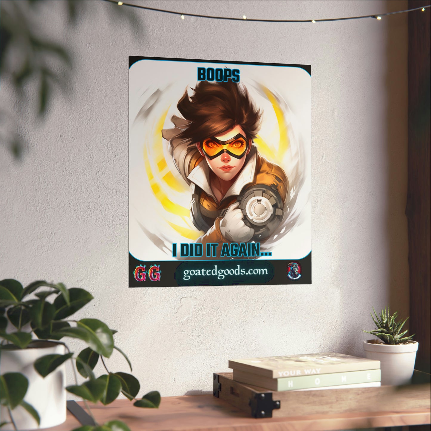 Goated Goods - Overwatch - Boops! I did it again  - Matte Vertical Poster