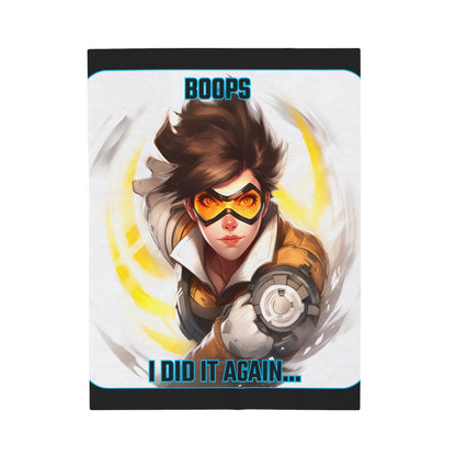 Goated Goods - Overwatch - Boops! I did it again  - Velveteen Plush Blanket