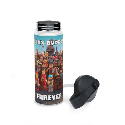 Goated Goods - Roblox - Blox Buddies Forever!  - Stainless Steel Water Bottle, Standard Lid