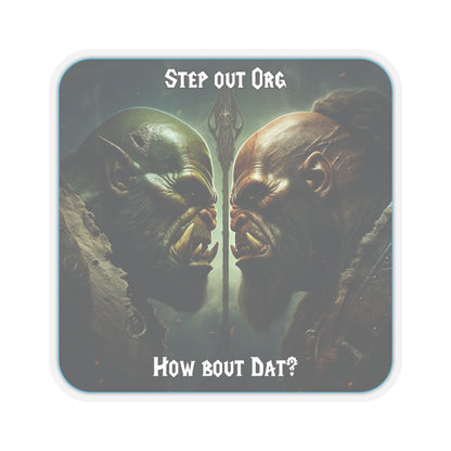 Goated Goods - World of Warcraft - Step out Org  - Kiss-Cut Transparent Sticker