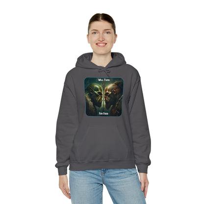 Goated Goods - World of Warcraft - Will tank for food  - Unisex Hoodie