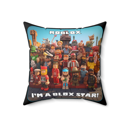 Goated Goods - Roblox - I'm a Blox Star  - Square Pillow