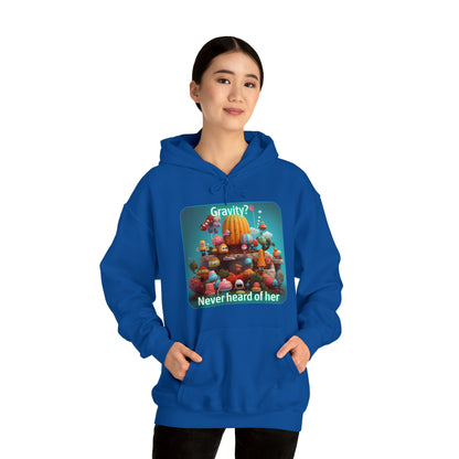 Goated Goods - Fall Guys - Gravity Never heard of her - Unisex Hoodie - Royal - S