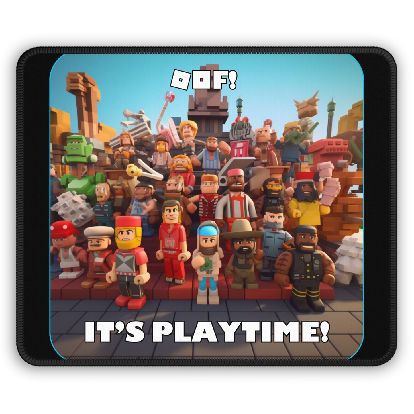 Goated Goods - Roblox - Oof! It's Playtime!  - Mouse Pad