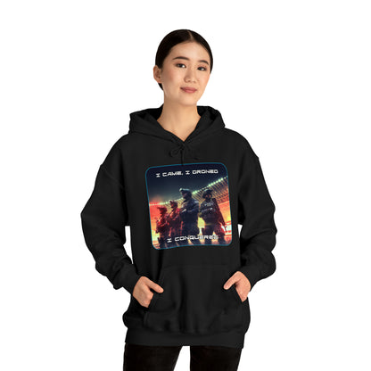 Goated Goods - Rainbow Siege - I came, I droned, I conquered  - Unisex Hoodie