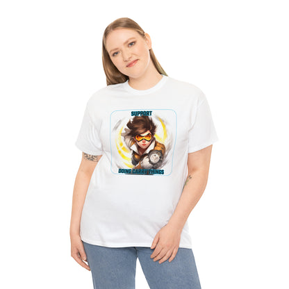 Goated Goods - Overwatch - Support doing Carry Things  - Unisex T-shirt