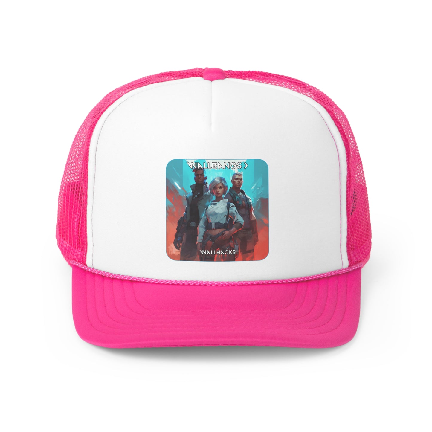 Goated Goods - Valorant - Wallbangs  Wallhacks  - Trucker Hat