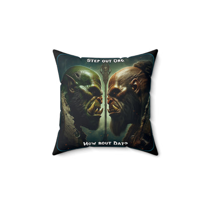 Goated Goods - World of Warcraft - Step out Org  - Square Pillow