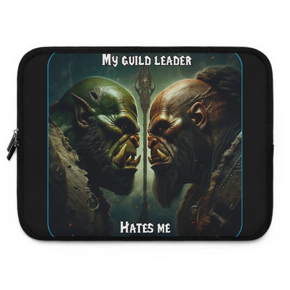 Goated Goods - World of Warcraft - My guild leader hates me  - Laptop Sleeve