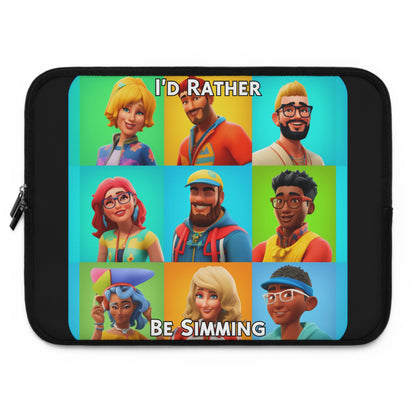 Goated Goods - The Sims - I'd Rather Be Simming  - Laptop Sleeve