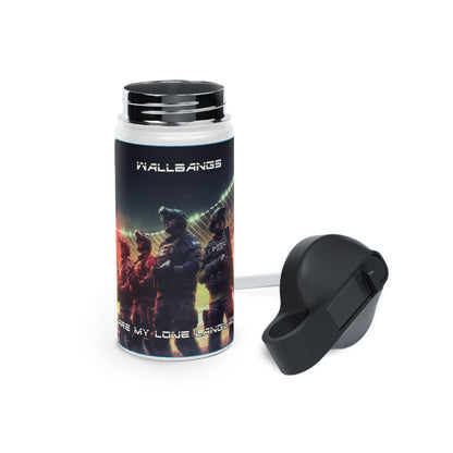 Goated Goods - Rainbow Siege - Wallbangs are my love language  - Stainless Steel Water Bottle, Standard Lid