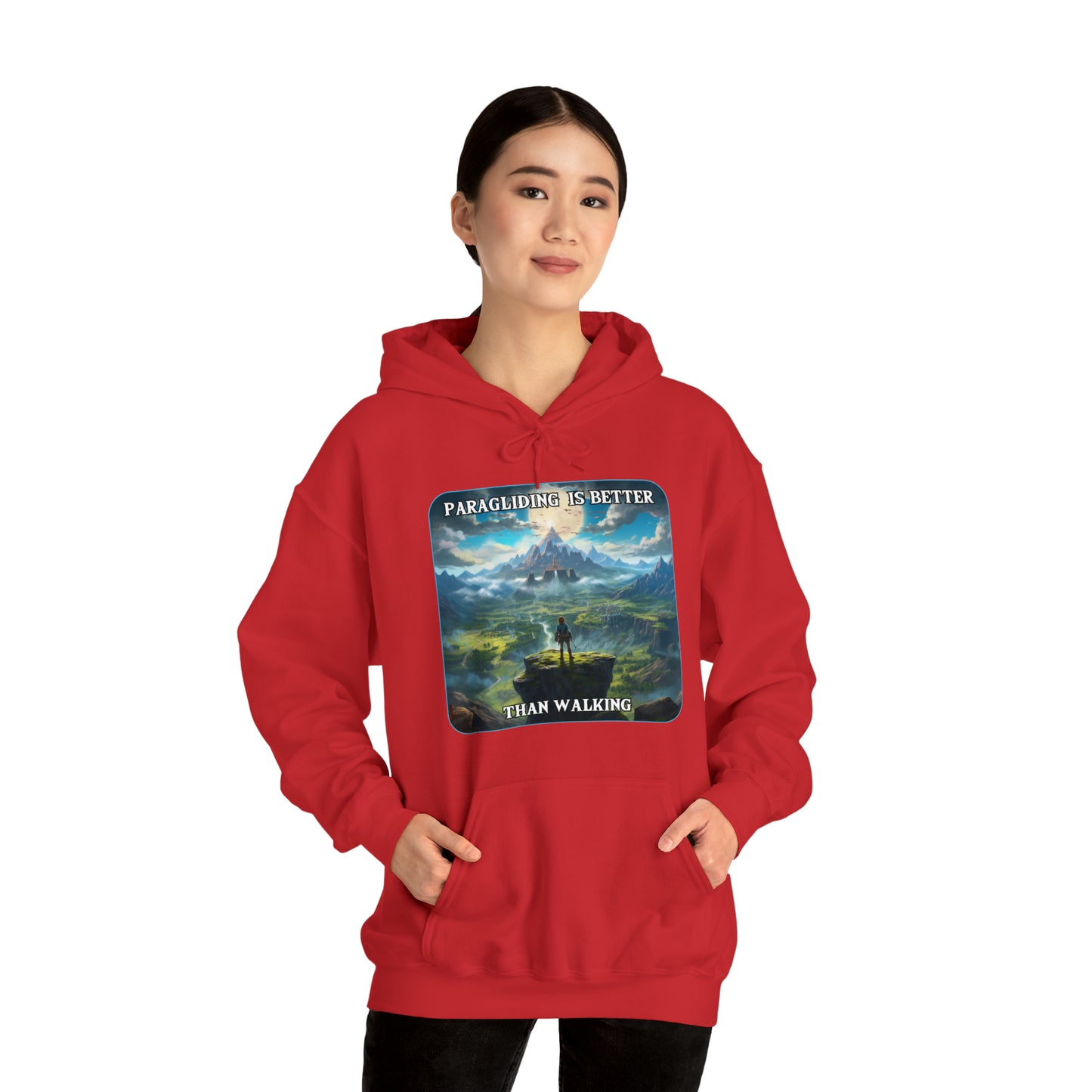 Goated Goods - Link - Paragliding is better than Walking  - Unisex Hoodie