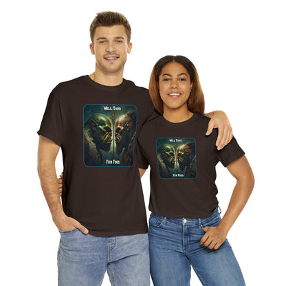 Goated Goods - World of Warcraft - Will tank for food  - Unisex T-shirt