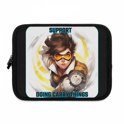 Goated Goods - Overwatch - Support doing Carry Things  - Laptop Sleeve