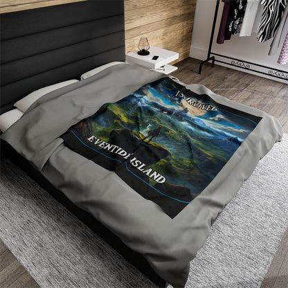 Goated Goods - Link - I Survived Eventide Island  - Velveteen Plush Blanket