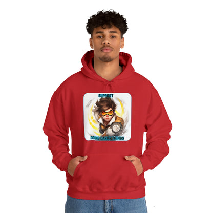 Goated Goods - Overwatch - Support doing Carry Things  - Unisex Hoodie