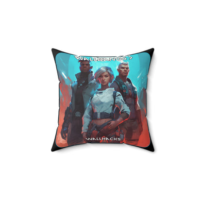 Goated Goods - Valorant - Wallbangs  Wallhacks  - Square Pillow