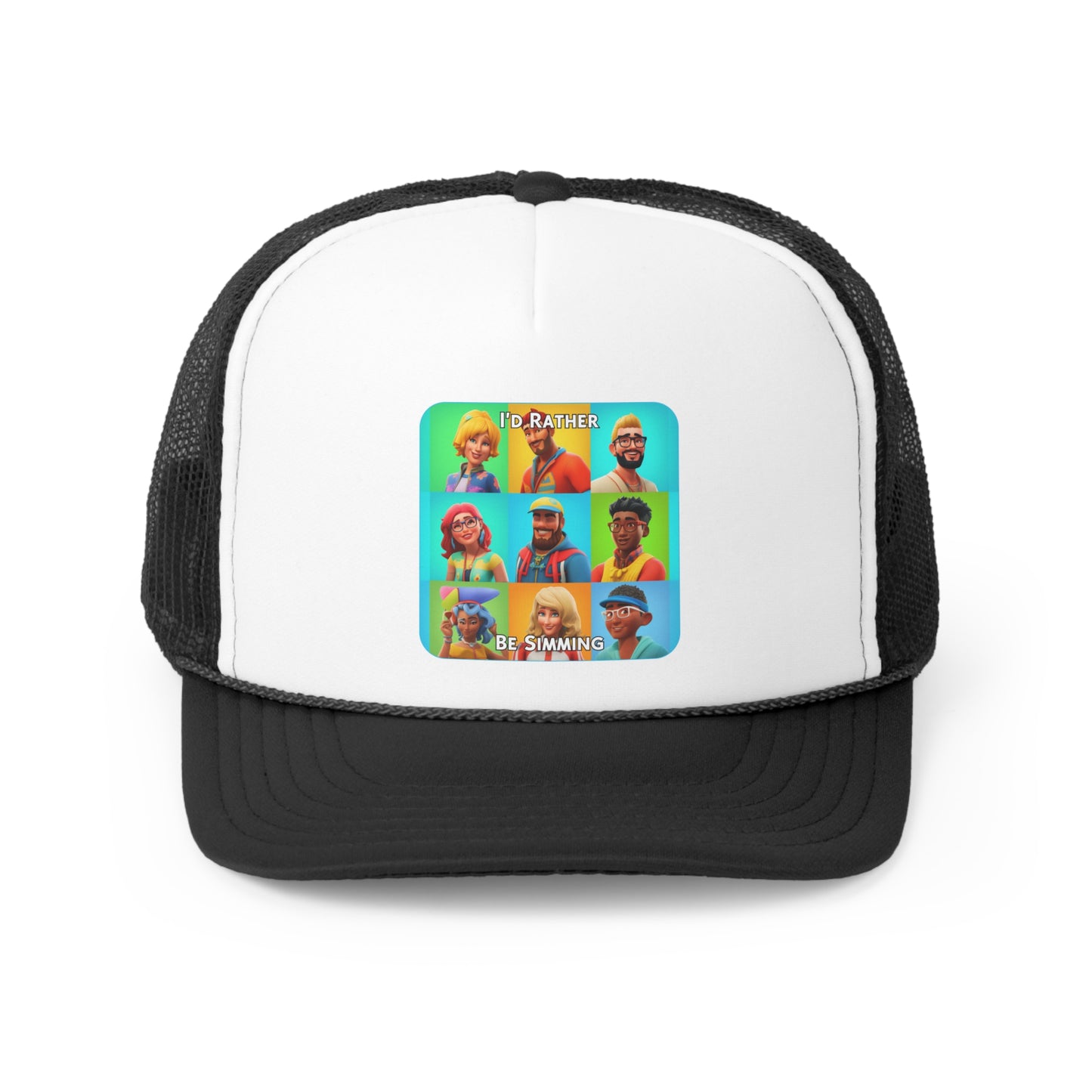 Goated Goods - The Sims - I'd Rather Be Simming  - Trucker Hat