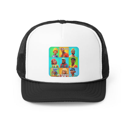 Goated Goods - The Sims - I'd Rather Be Simming  - Trucker Hat