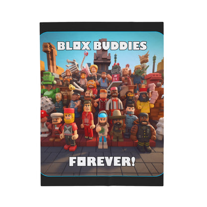 Goated Goods - Roblox - Blox Buddies Forever!  - Velveteen Plush Blanket