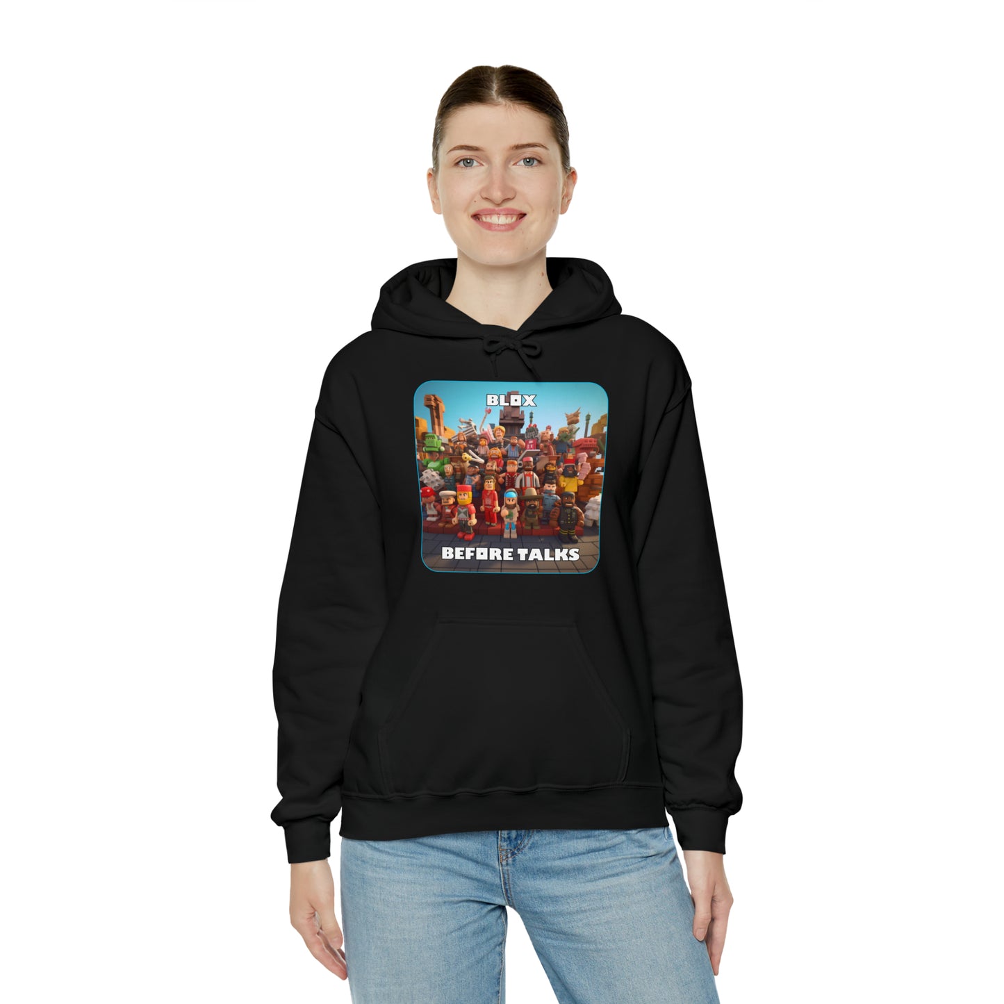 Goated Goods - Roblox - Blox Before Talks  - Unisex Hoodie