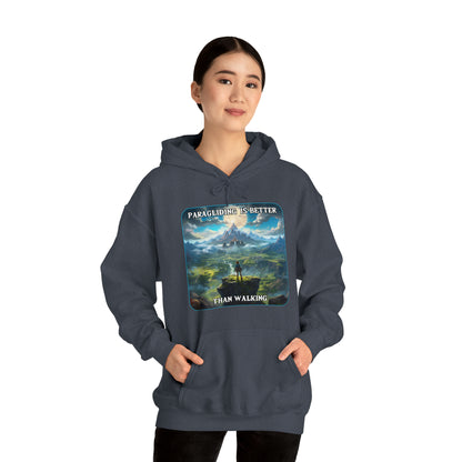 Goated Goods - Link - Paragliding is better than Walking  - Unisex Hoodie