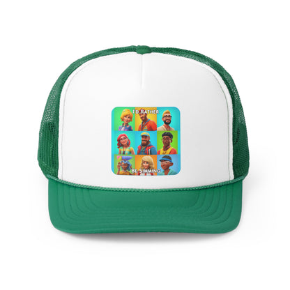 Goated Goods - The Sims - I'd Rather Be Simming  - Trucker Hat