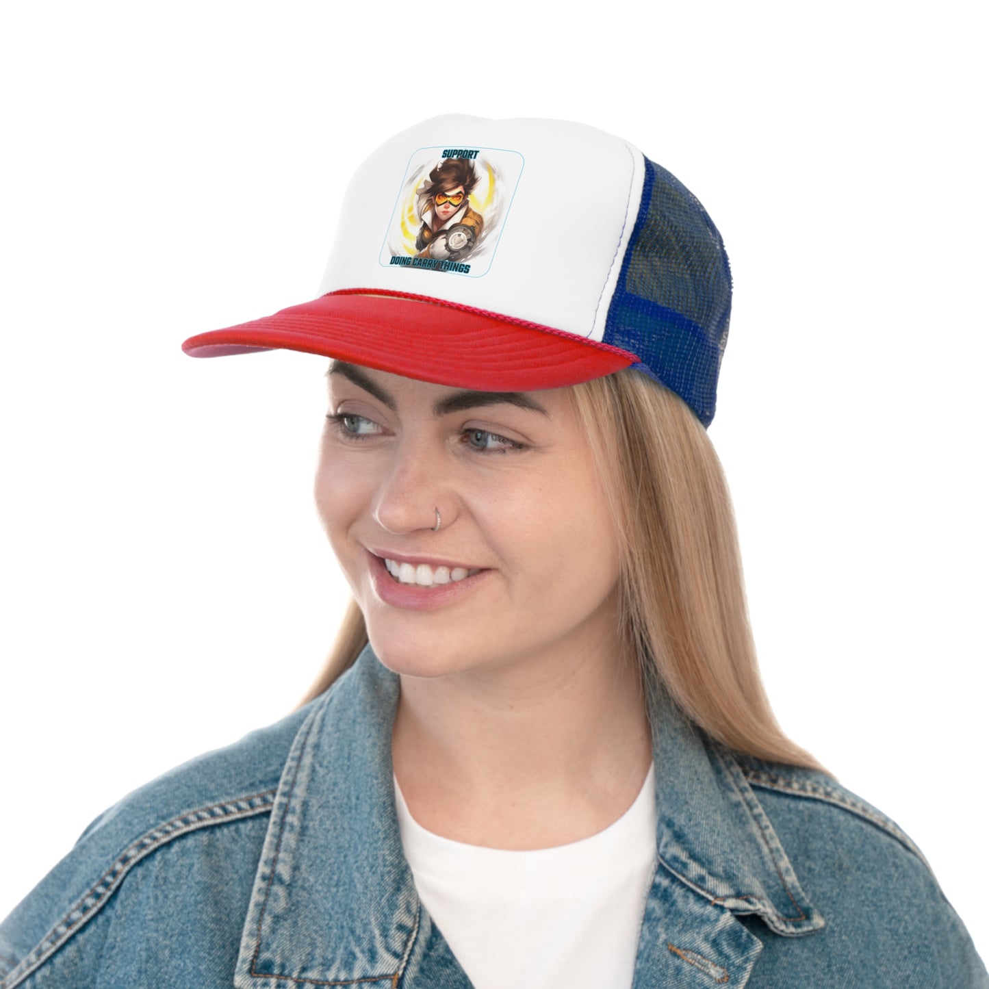 Goated Goods - Overwatch - Support doing Carry Things  - Trucker Hat