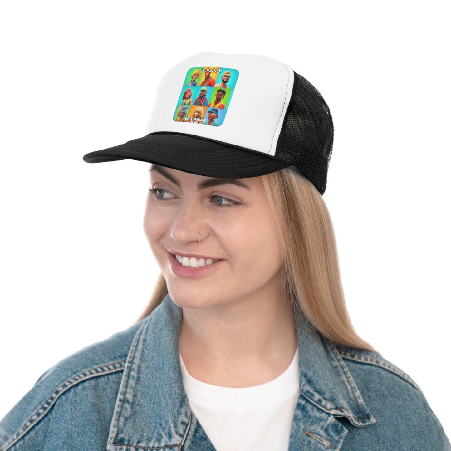 Goated Goods - The Sims - I'd Rather Be Simming  - Trucker Hat