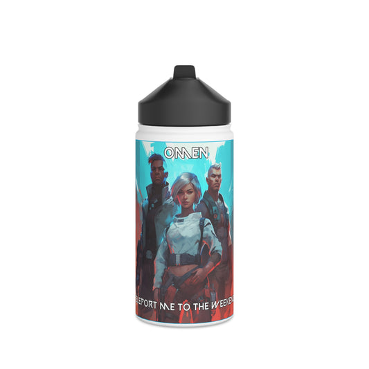 Goated Goods - Valorant - Omen, Teleport me to the weekend  - Stainless Steel Water Bottle, Standard Lid