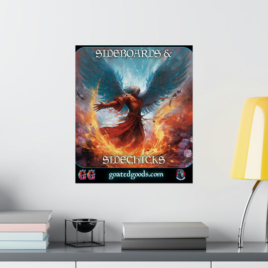 Goated Goods - Magic The Gathering - Sideboards & Sidechicks  - Matte Vertical Poster