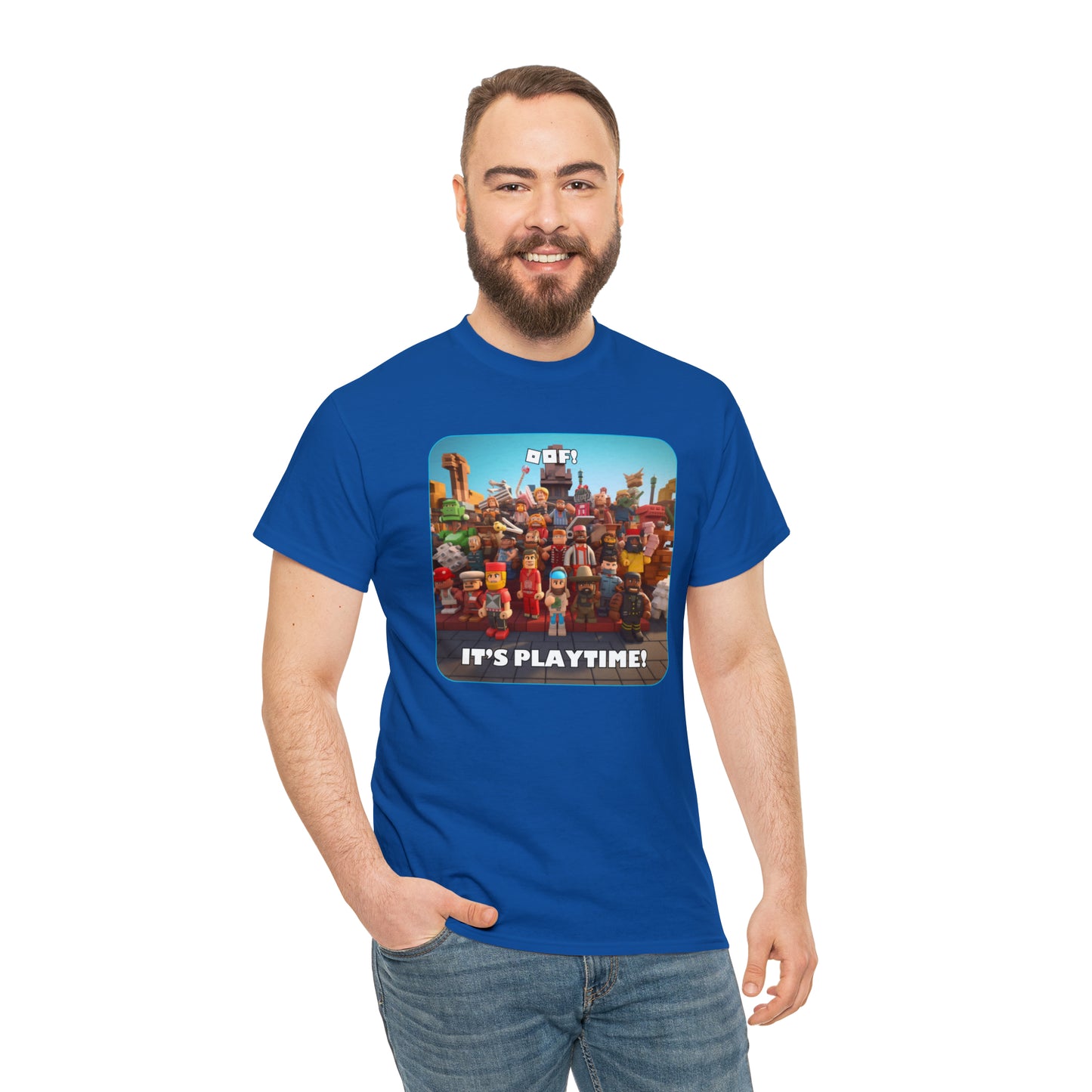 Goated Goods - Roblox - Oof! It's Playtime!  - Unisex T-shirt