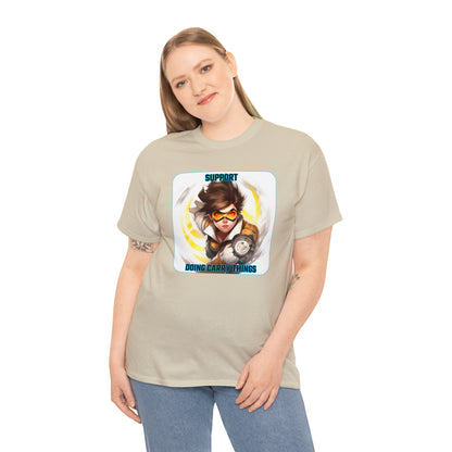 Goated Goods - Overwatch - Support doing Carry Things  - Unisex T-shirt