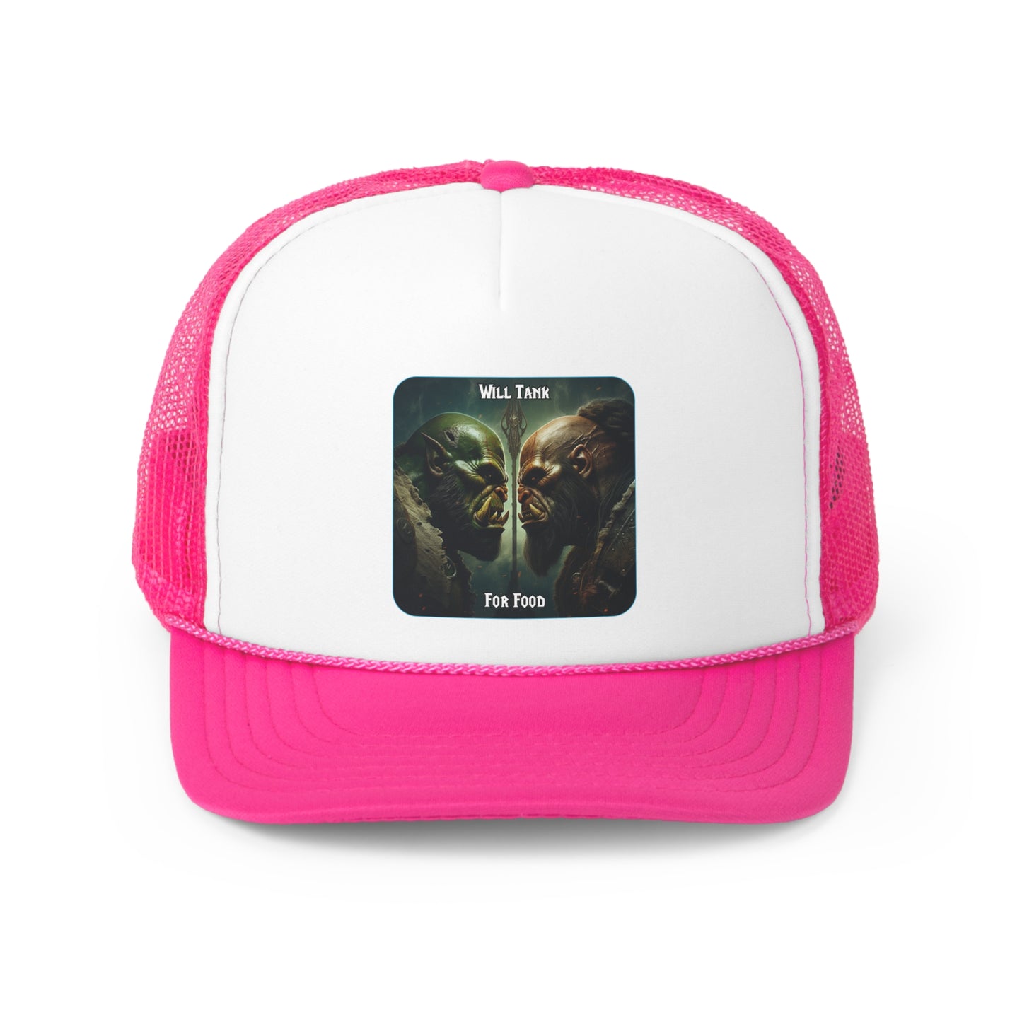 Goated Goods - World of Warcraft - Will tank for food  - Trucker Hat